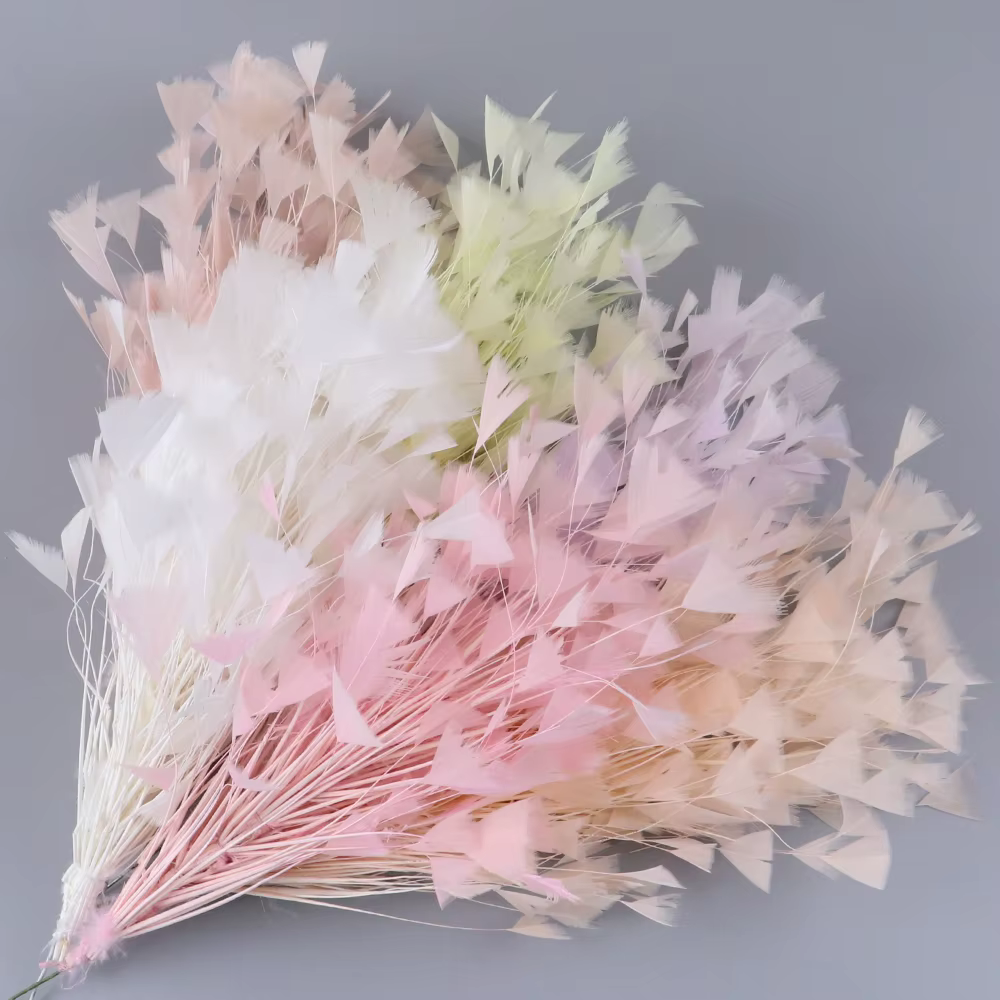 Fleurs de plumes de dinde de haute qualité 25-30CM pour la maison