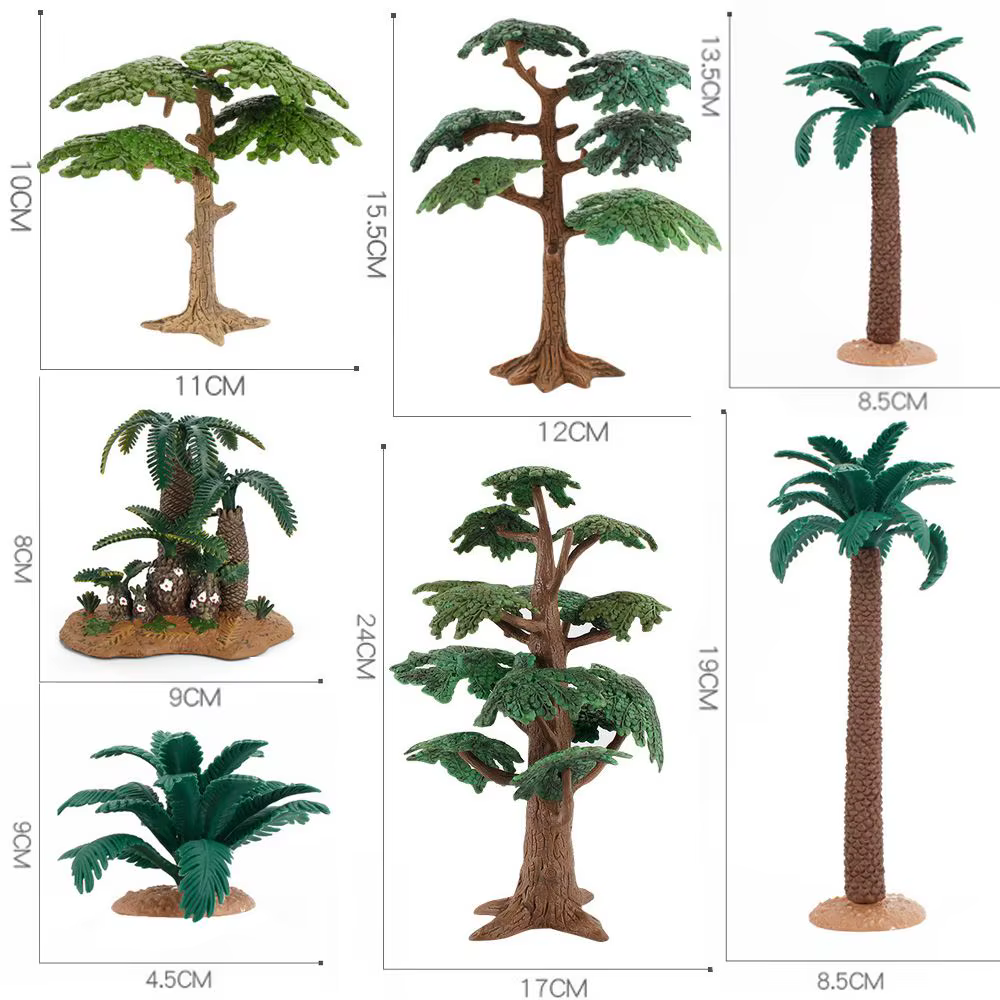 Cadeaux Décoration de jardin Micro-paysage Plantes de la période jurassique Modèle de scène de bosquet