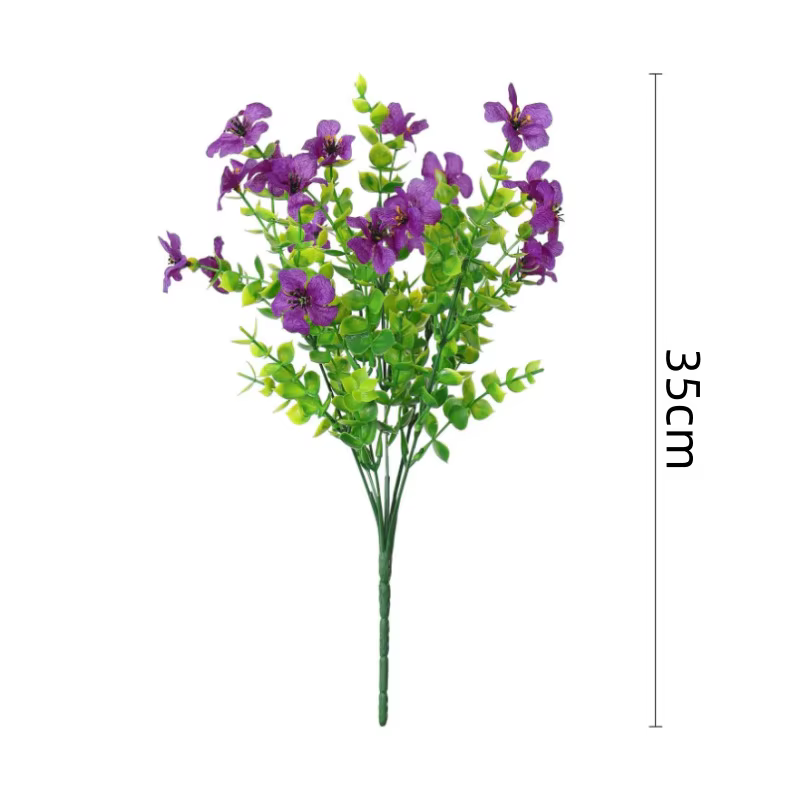 Fleurs artificielles résistantes aux UV pour l'extérieur