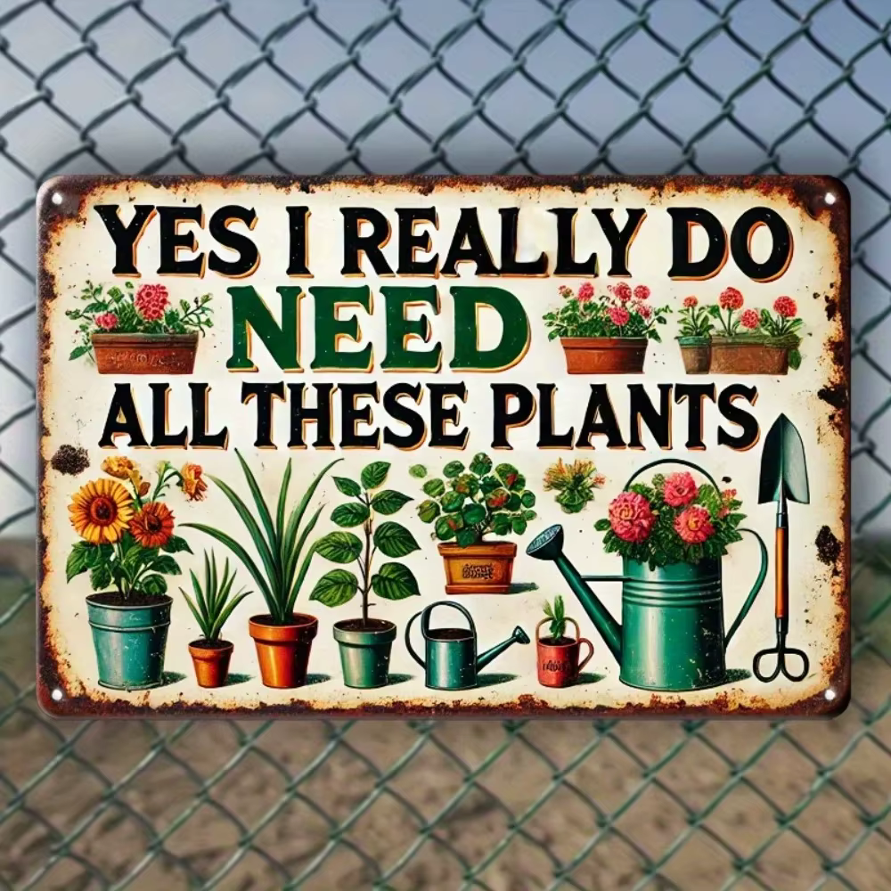 HomePlantProDecor Panneau rustique "Yes
