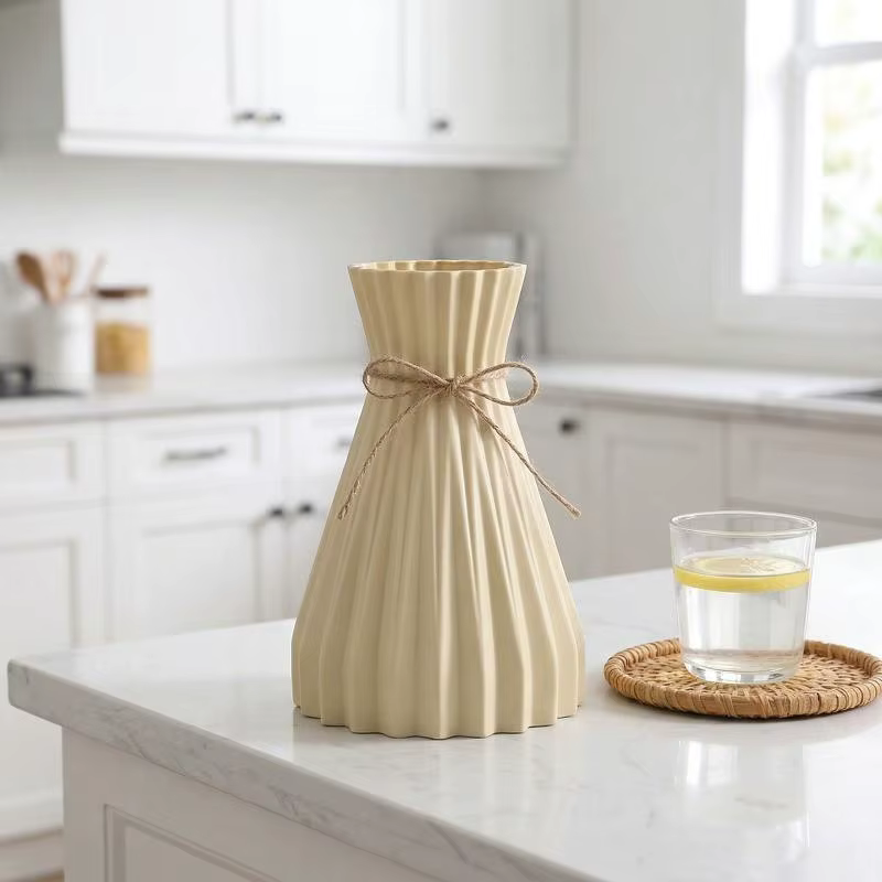 Vase à fleurs moderne en origami