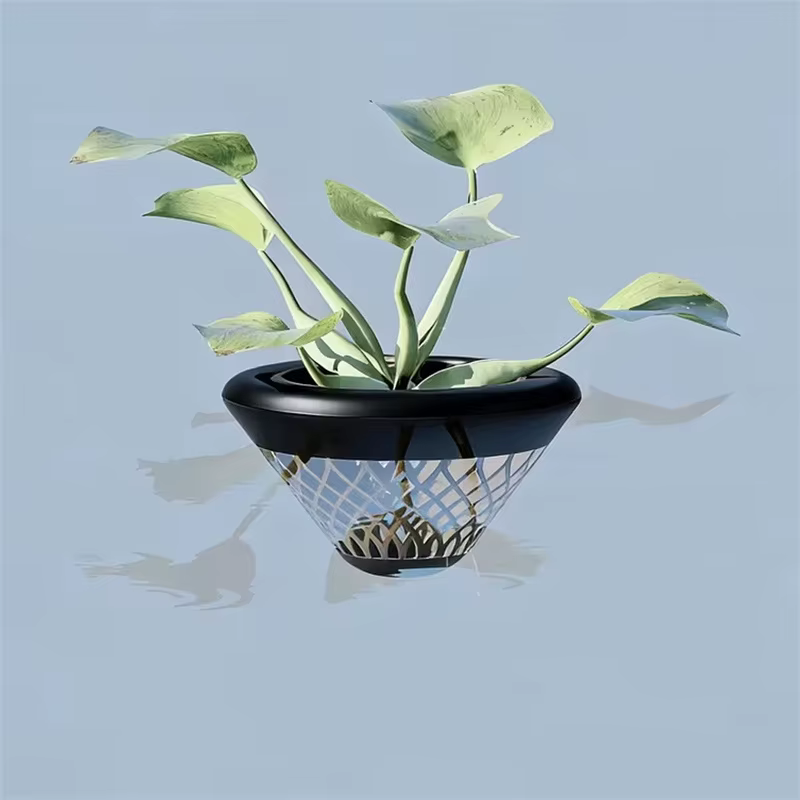 Pot de fleurs flottant pour culture hydroponique