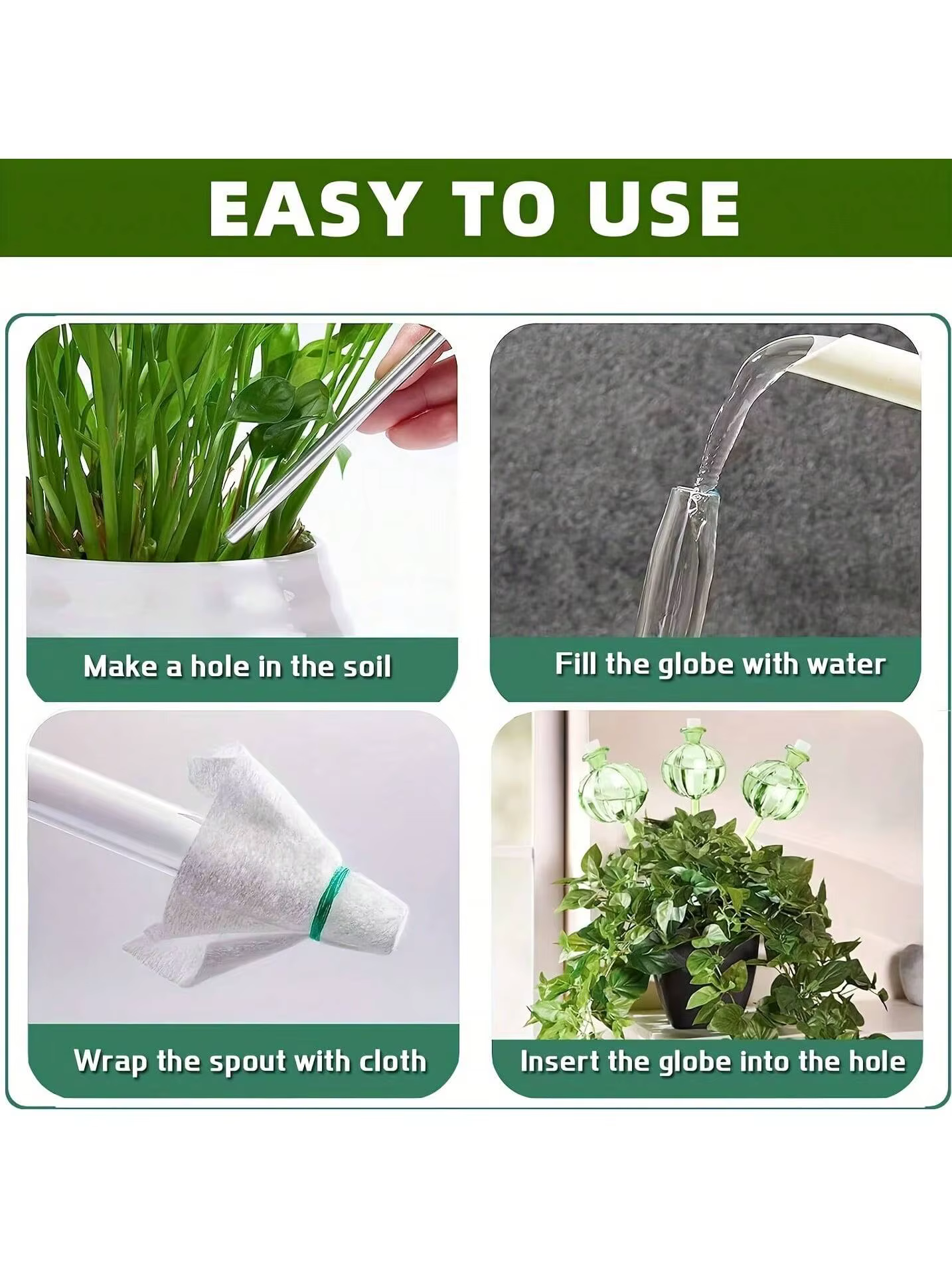Dispositif d'arrosage automatique pour plantes en forme de cactus