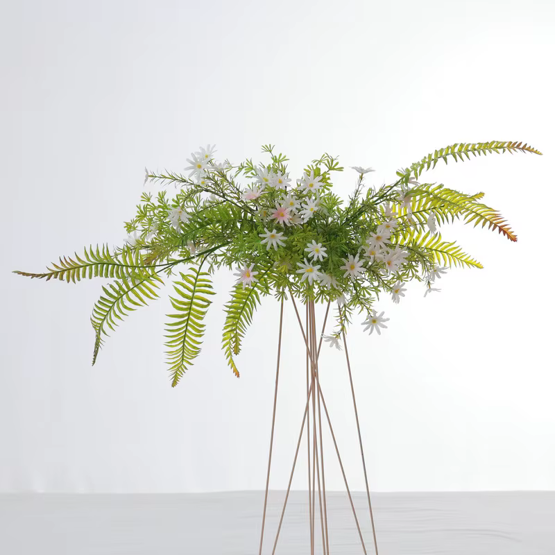 Fleurs de mariage forestière style pastoral naturel longues branches