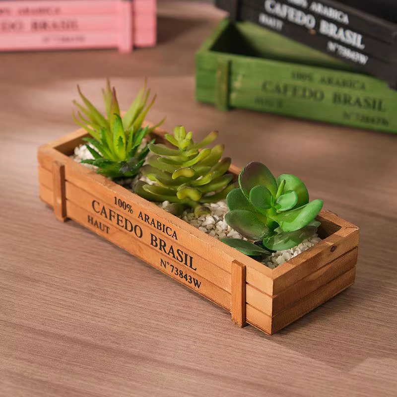 Pot de plantes de jardin rétro