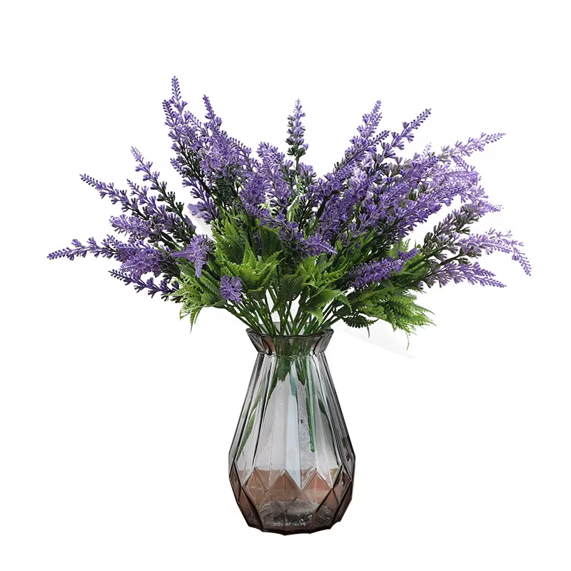 Plantes vertes artificielles en plastique