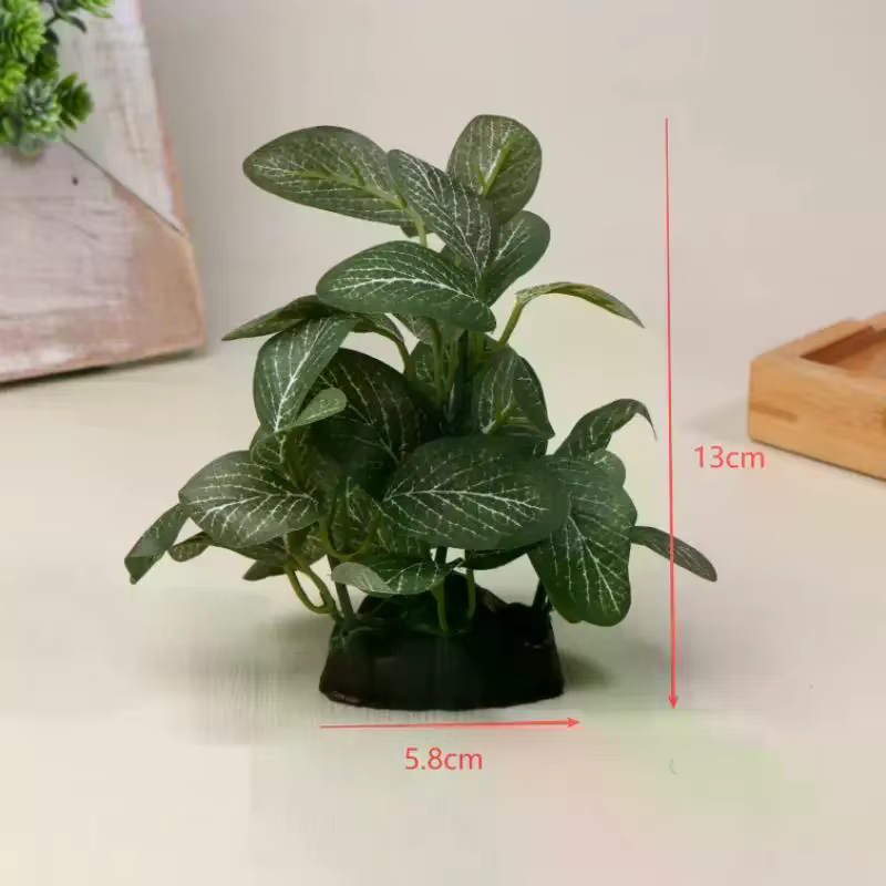 Plante artificielle en bois flotté pour décoration d'aquarium
