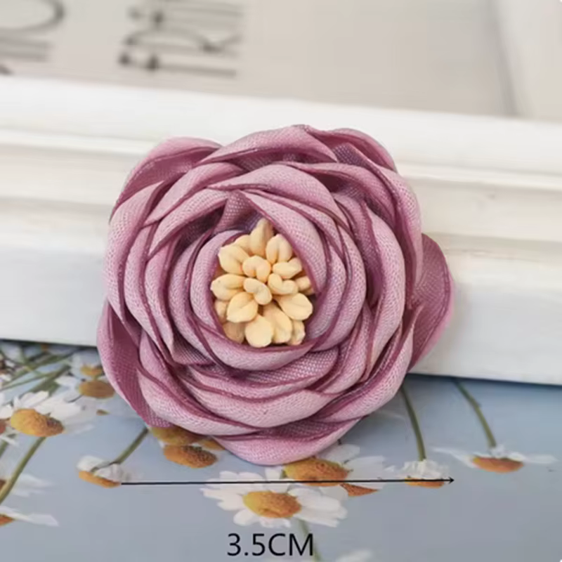 Mélange de fleurs artificielles en mousseline de soie