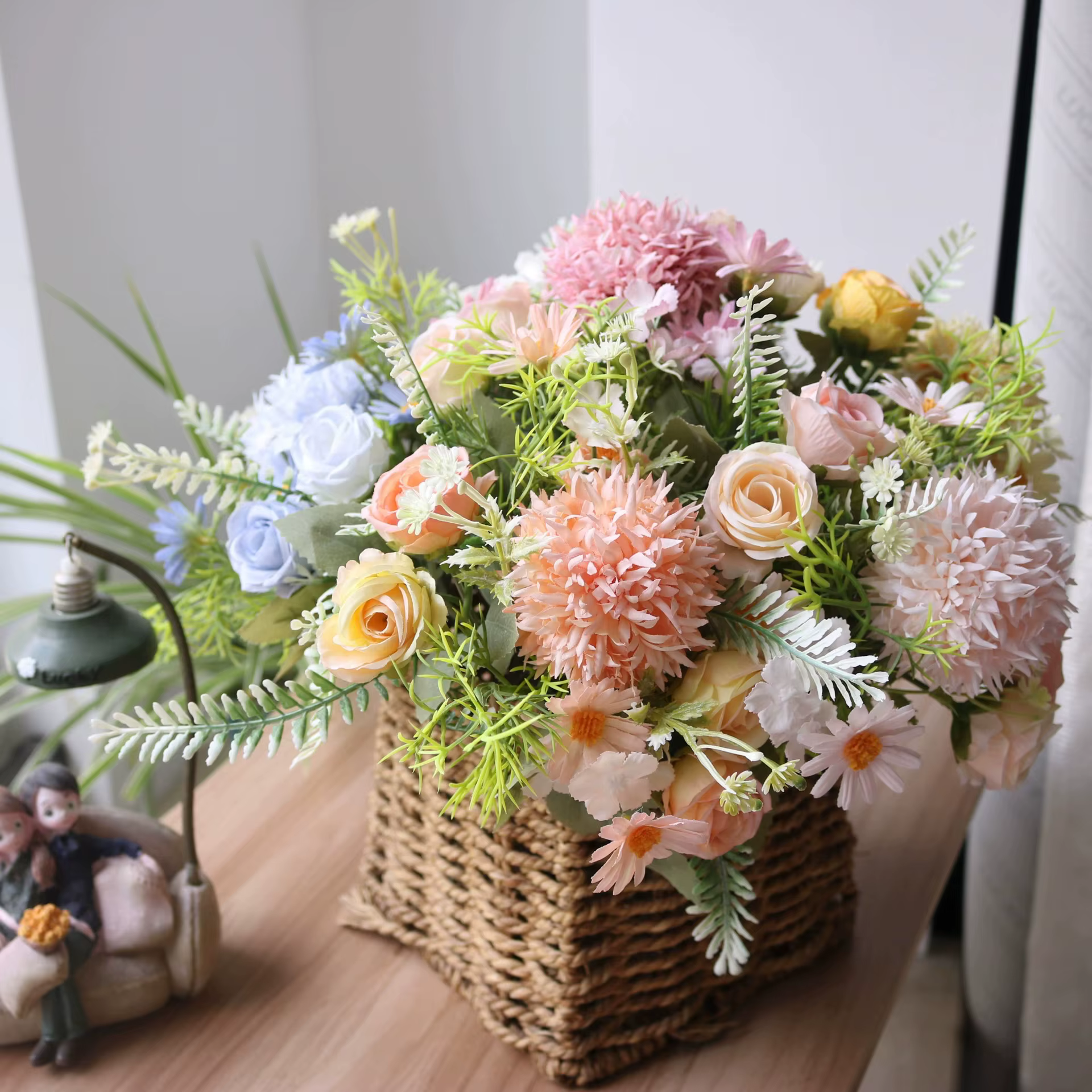 Nouveau Bouquet de pissenlit fleurs artificielles-Faux