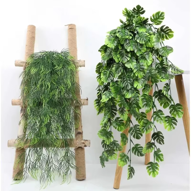 Plantes artificielles suspendues de 80 cm en forme de feuilles de fougère persane