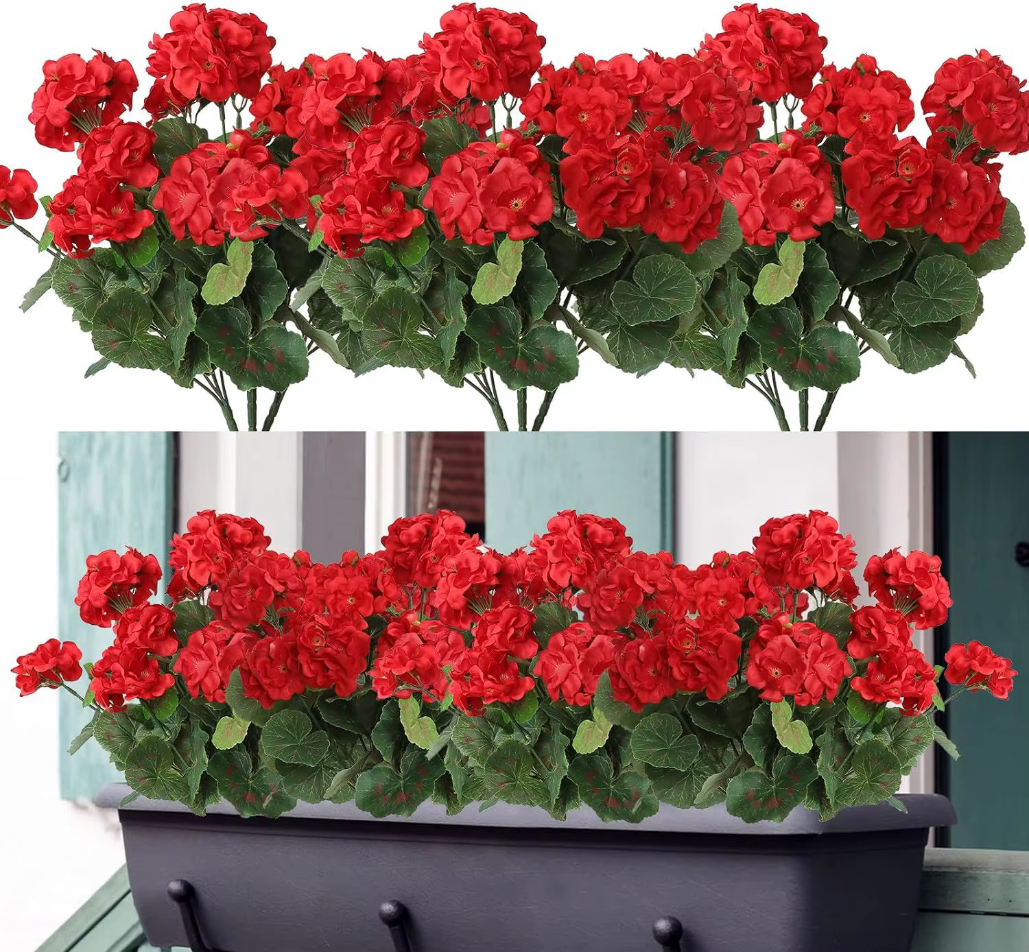 1/5 pièces plante artificielle soie bégonia fleur extérieur jardin arc protection UV mariage mariée maison bonsai fête de noël bricolage cadeau