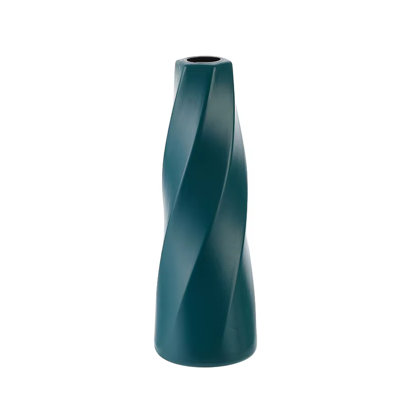 Vase à fleurs en plastique blanc