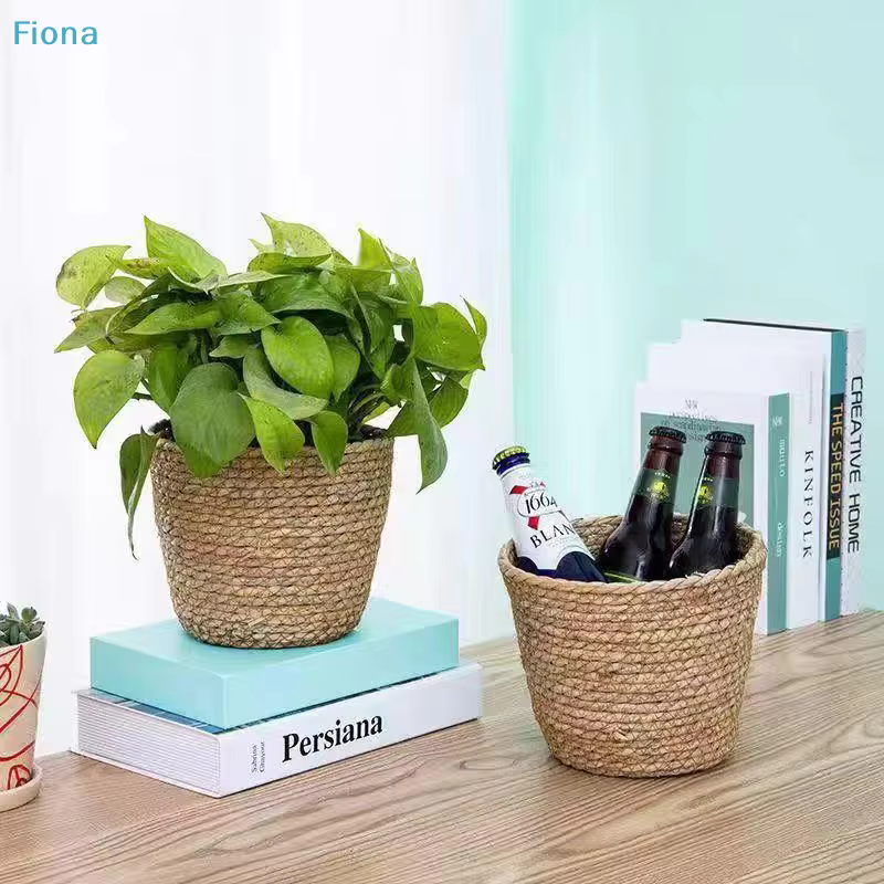 ✔ Panier de fleurs en rotin tressé