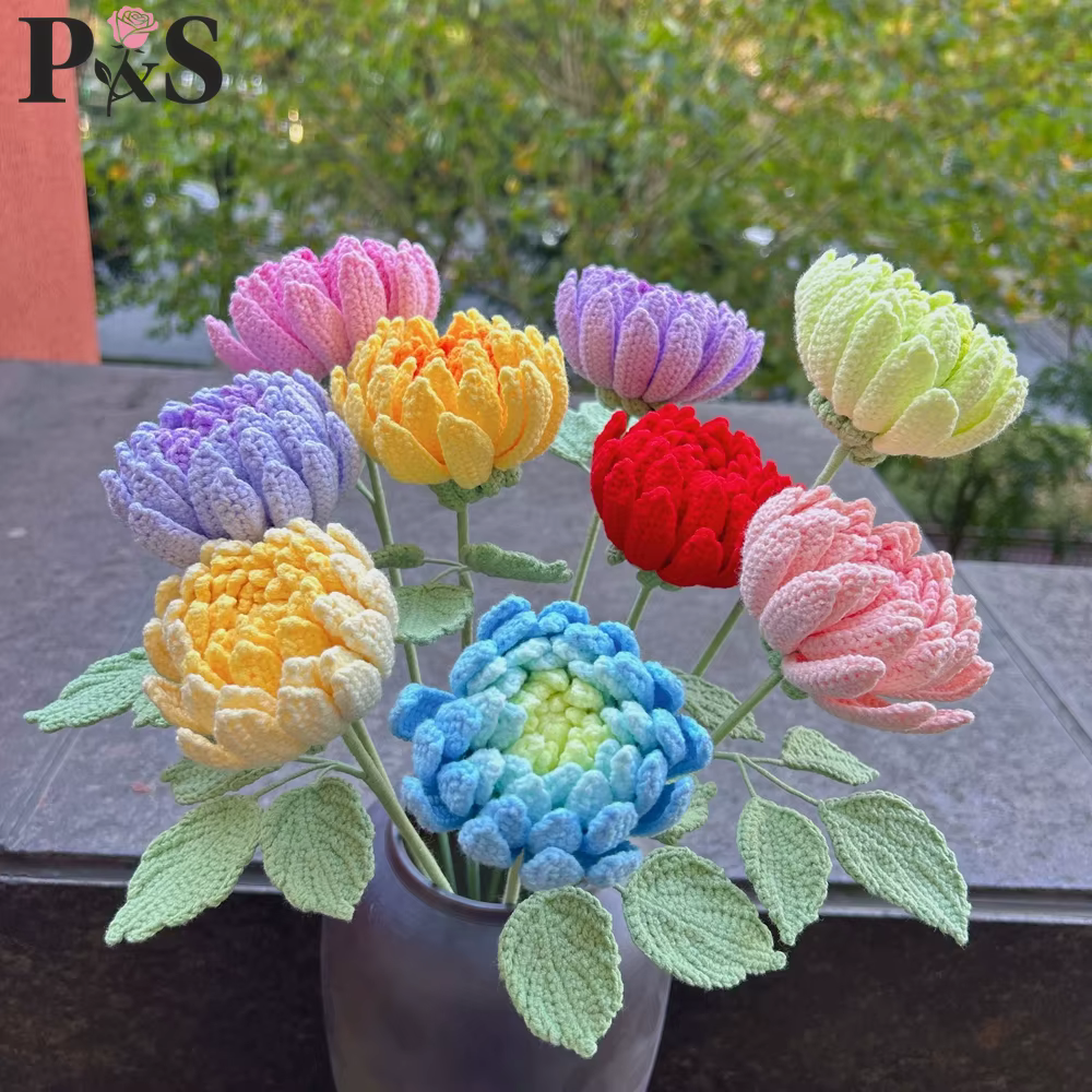 Dahlia – fleurs au Crochet faites à la main