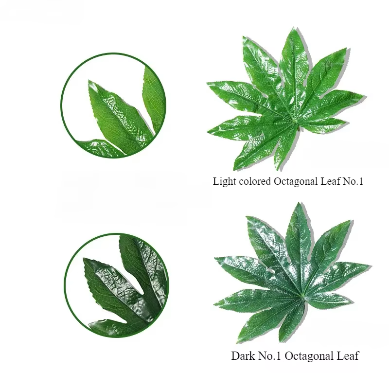 Plantes vertes artificielles en plastique
