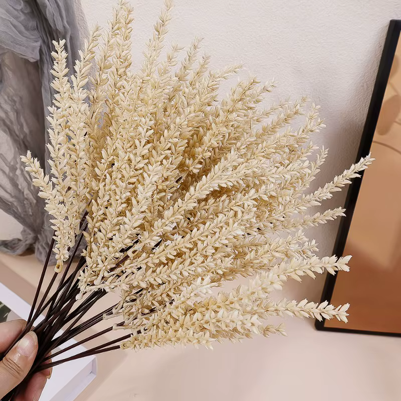 Plantes de Blé Artificielles vaccées en Plastique pour Décoration de Mariage