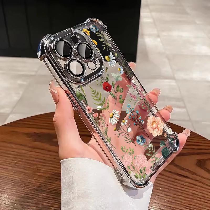 Coque de téléphone à fleurs pour Google Pixel 8 7 10 9 Pro XL 10A 9A 8A 7A 9Pro Pixel9 A, placage floral, nouveau design mignon, antichoc
