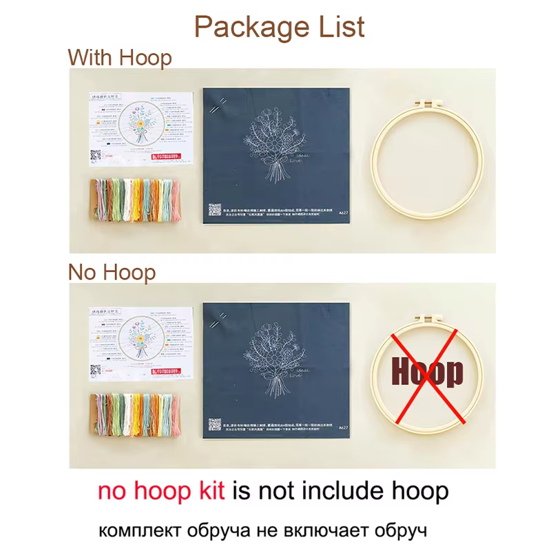 Kits de broderie motif chat fleuri, fournitures de couture à la main et de point de croix, supports, modèles et ensembles pour kits DIY faits main et artisanat pour adultes