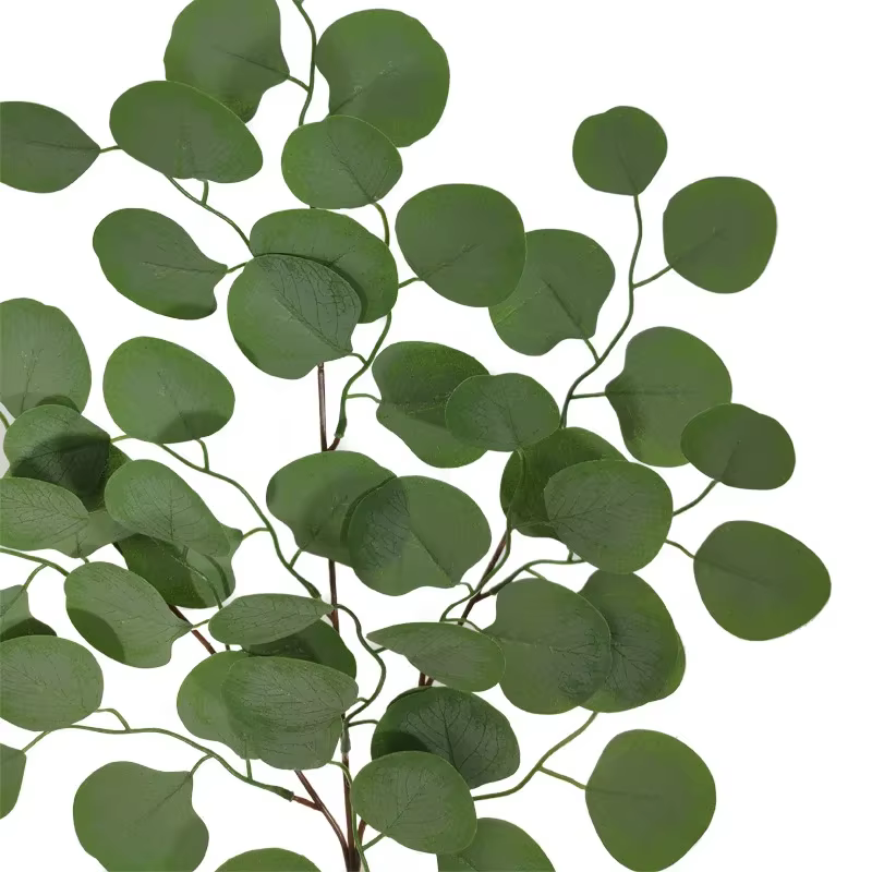 Feuilles d'eucalyptus artificielles pour la décoration intérieure