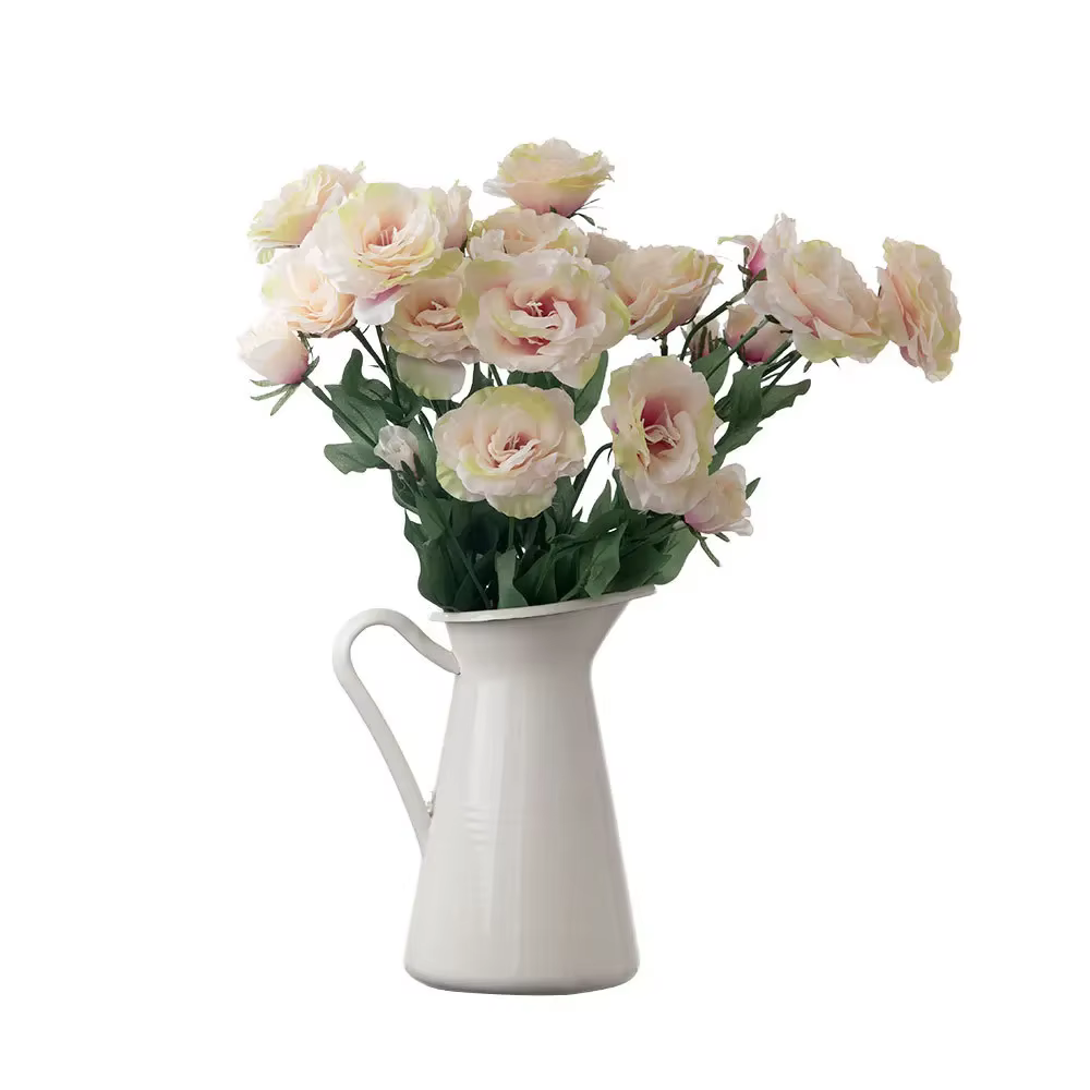 Bouquet de fleurs artificielles Eustoma