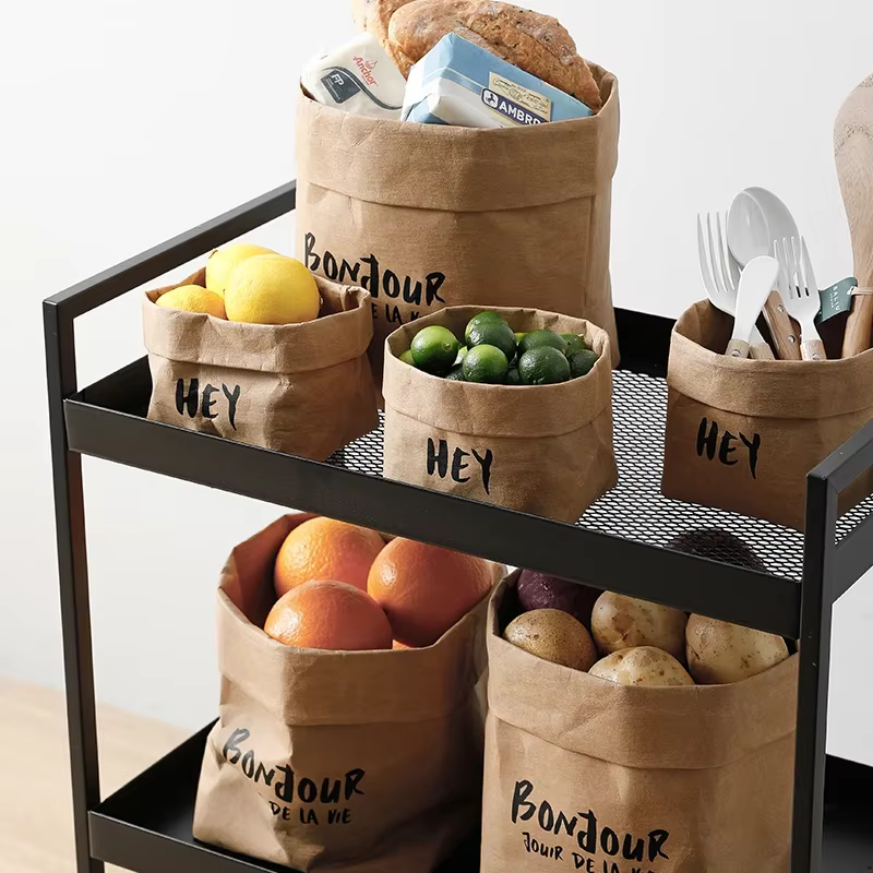 SHIMOYAMA – Pot de fleurs en papier Kraft