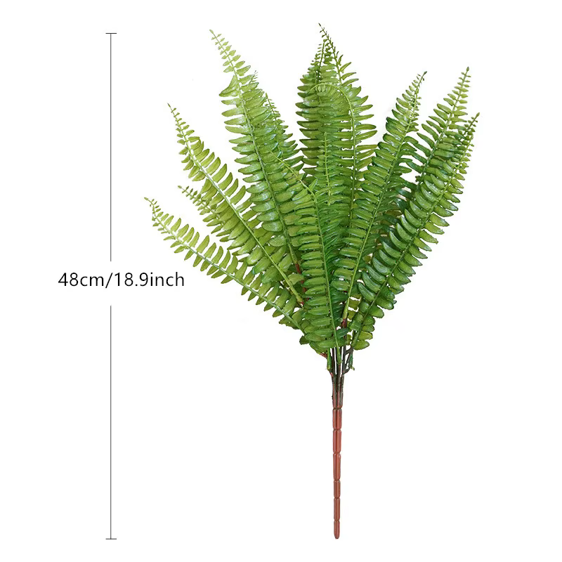 7 Branches de plantes artificielles en herbe persane
