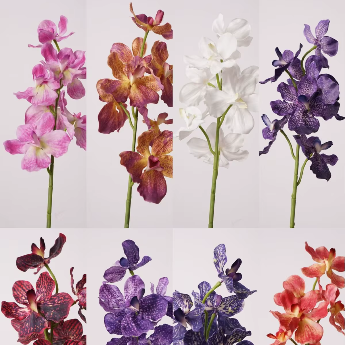 Fleur d'orchidée Vanda artificielle hydratante