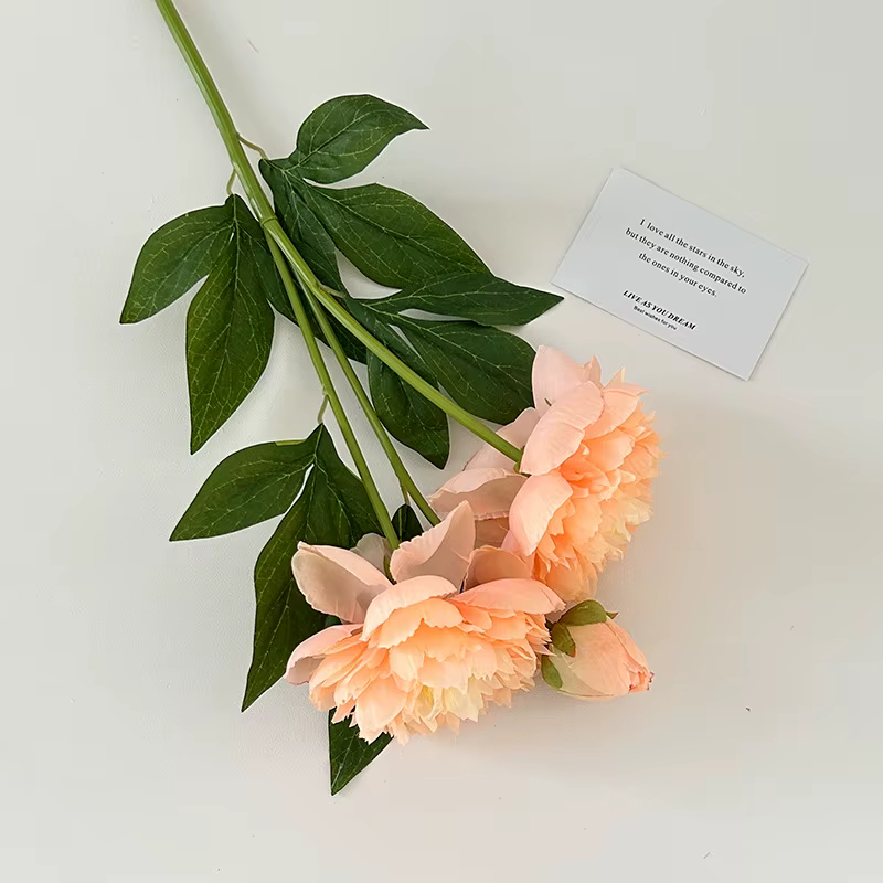 Fleur artificielle pivoine double pétale