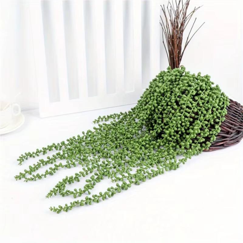 1pc plante artificielle amant larmes fausse fleur rotin