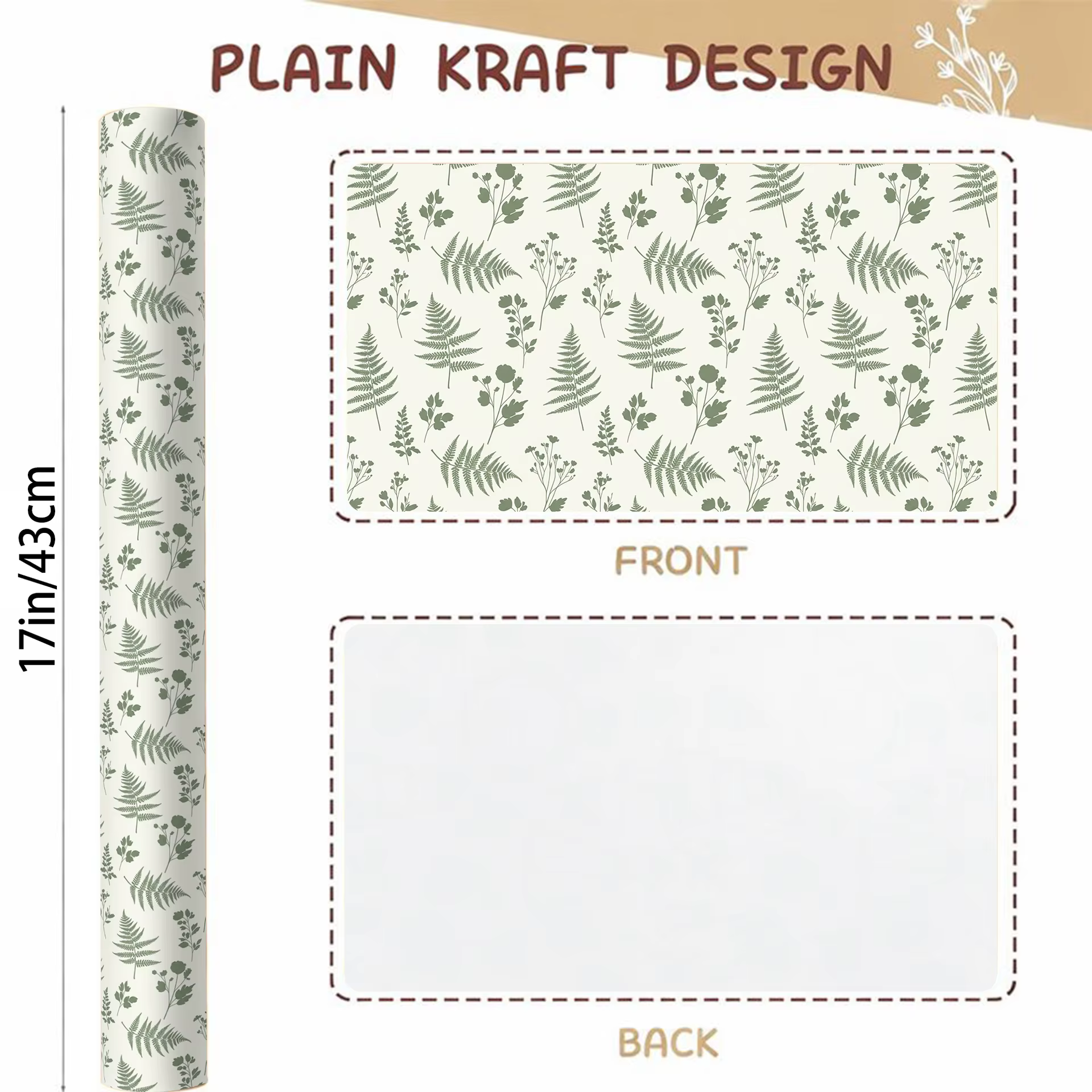 Papier d'emballage pour fleurs