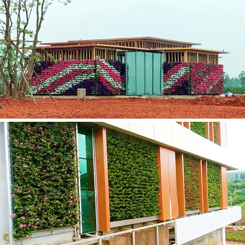 Contenant mural en plastique pour pot de fleur