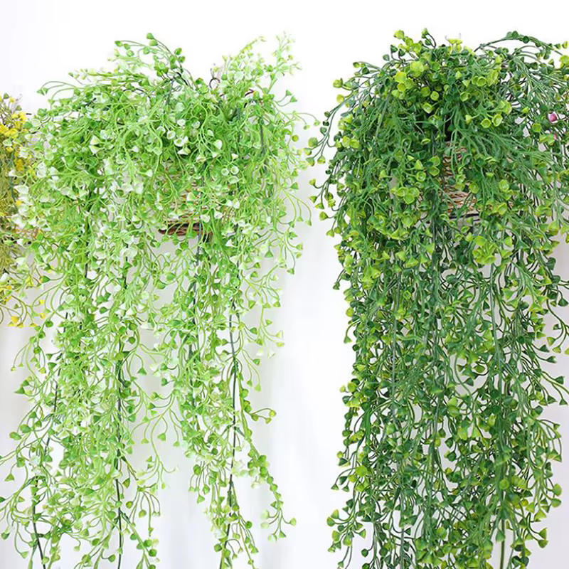 Plantes Artificielles de Vignes et Fleurs pour Décoration Murale