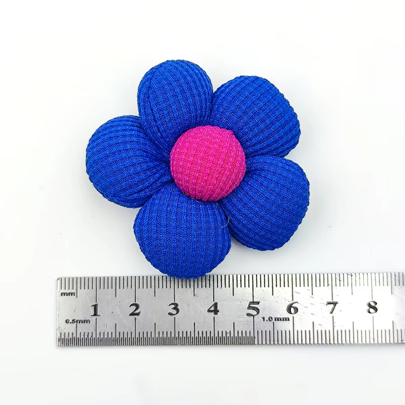 Accessoires de cheveux en coton de remplissage de fleurs