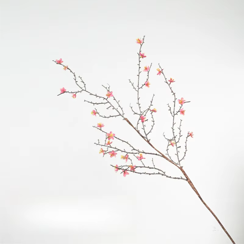 4 pièces de branches de pruniers d'hiver artificielles de 120 cm