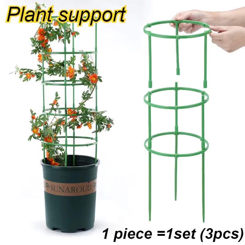 1 ensemble de supports de plantes en plastique
