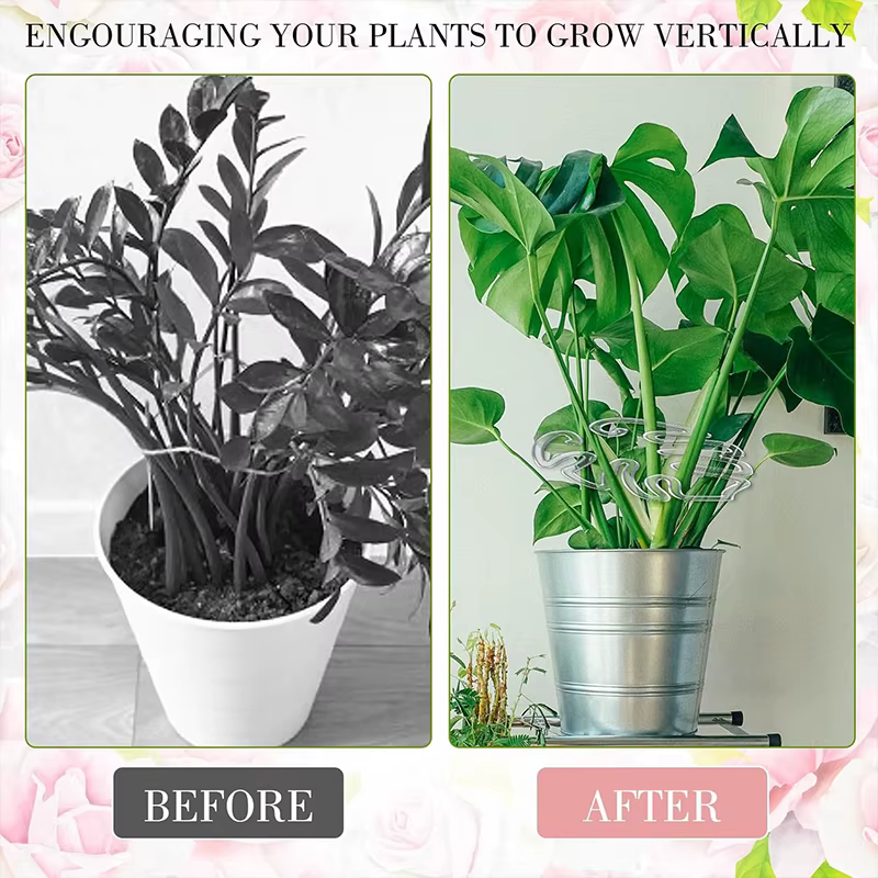 Support pour plantes en forme de Monstera