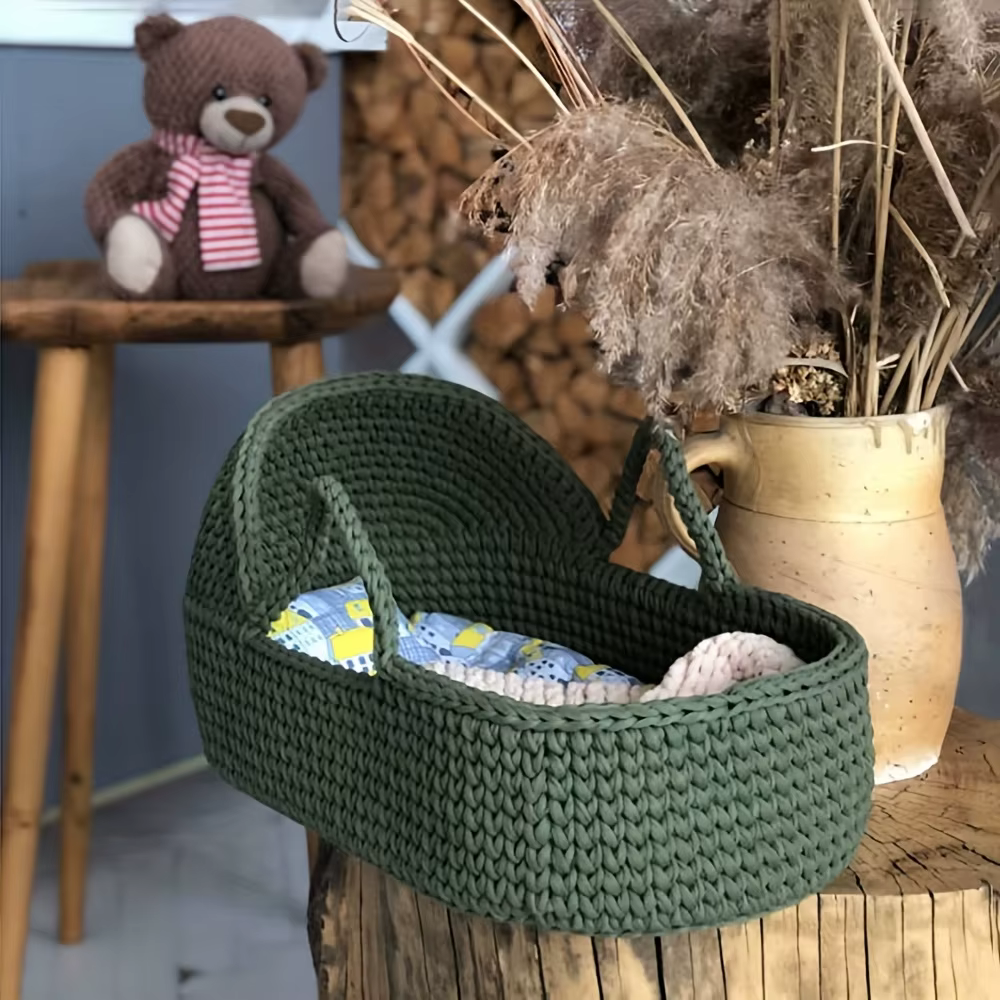 Grande base en bois pour panier de Moïse