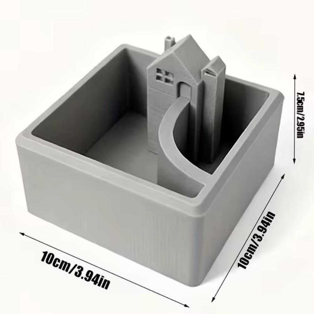 Ornements en impression 3D en forme de maison