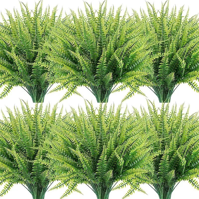 35cm plante artificielle fausse herbe persane mariage décoration de la maison fougère vert extérieur Anti-UV
