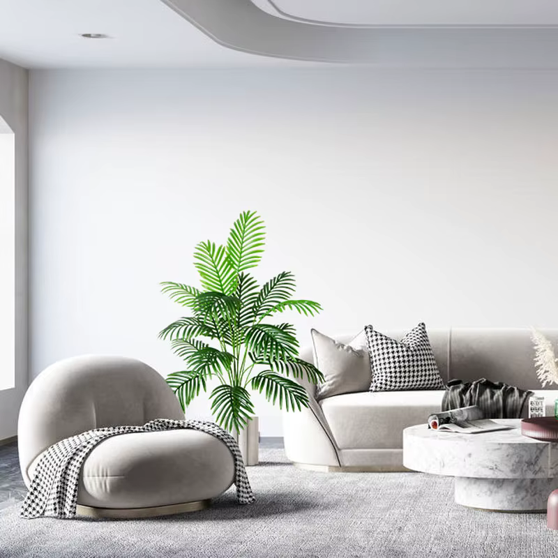 Palmier Areca artificiel réaliste de 68-121 cm