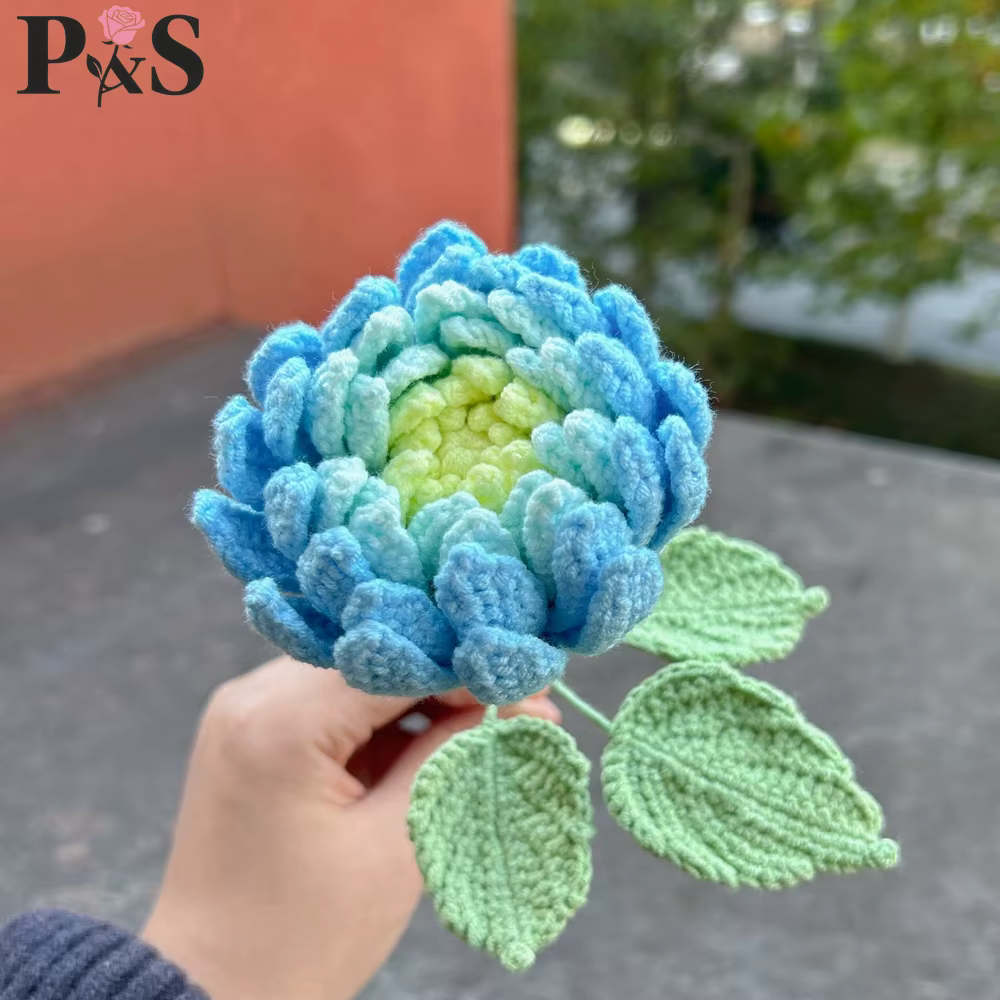 Dahlia – fleurs au Crochet faites à la main