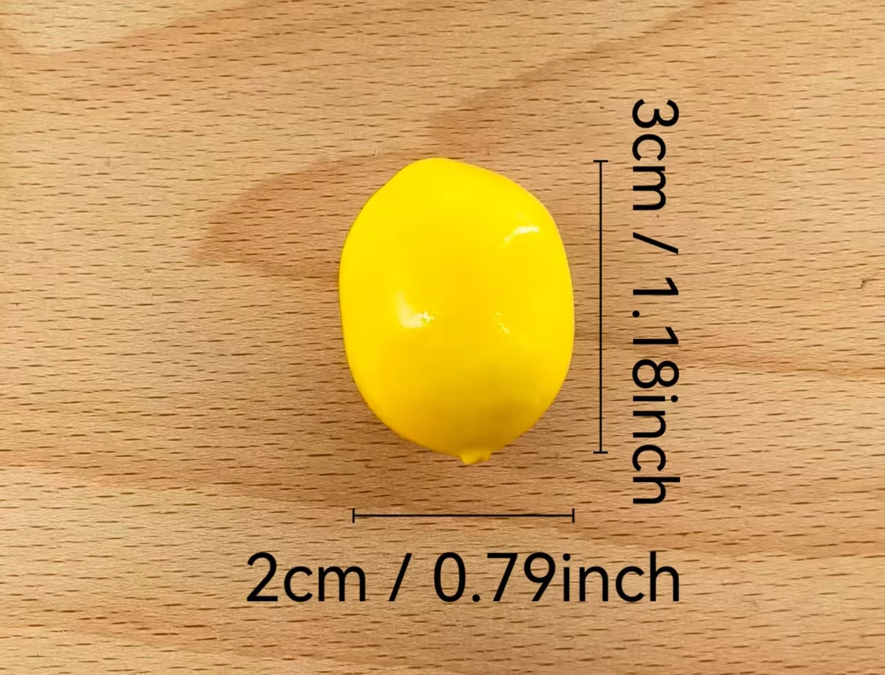 20 mini-citrons artificiels