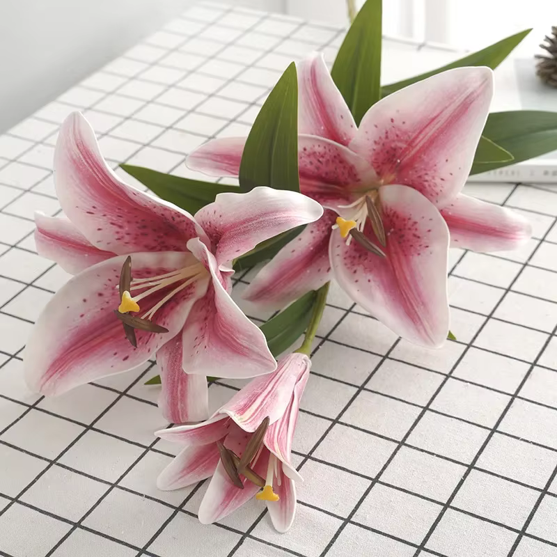 Bouquets de fleurs artificielles avec 3 grands parfums CAN ies