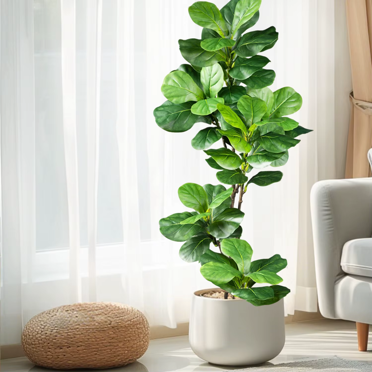 Ficus lyrata artificiel de 45-135 cm