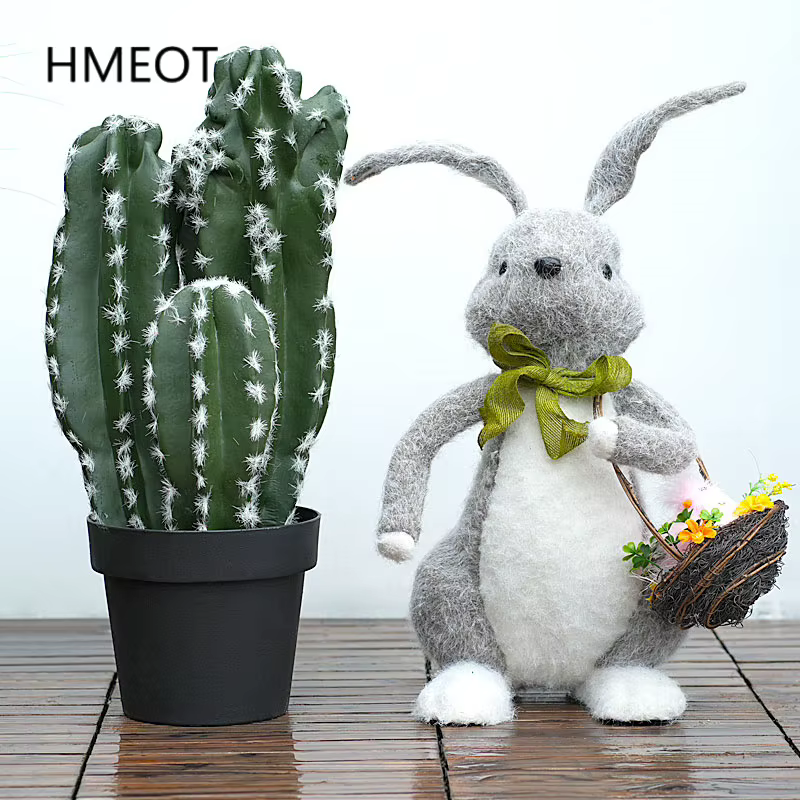 Plante succulente verte tropicale artificielle