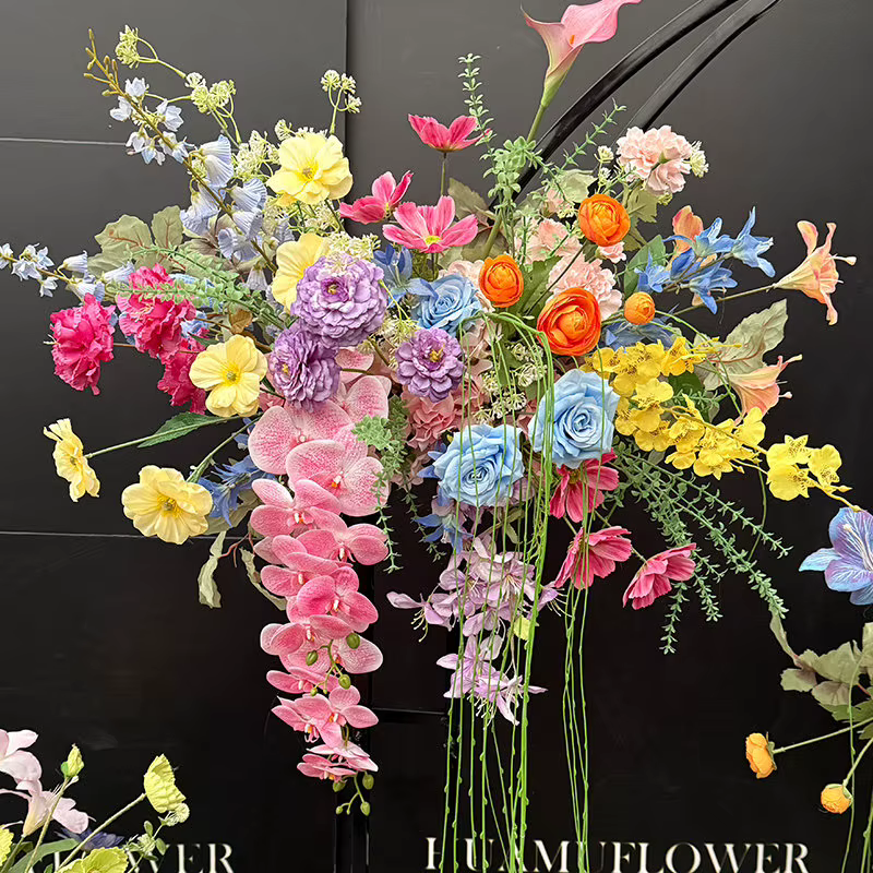 Composition florale 5D de roses