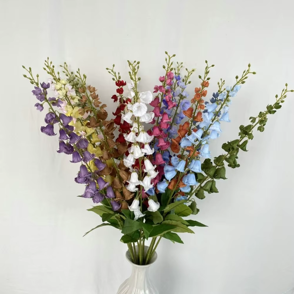 Nouvelles longues tiges de lys artificiels décoratifs