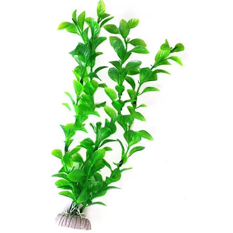 Plantes d'ornement d'aquarium d'herbe artificielle plante d'eau en plastique pour accessoires