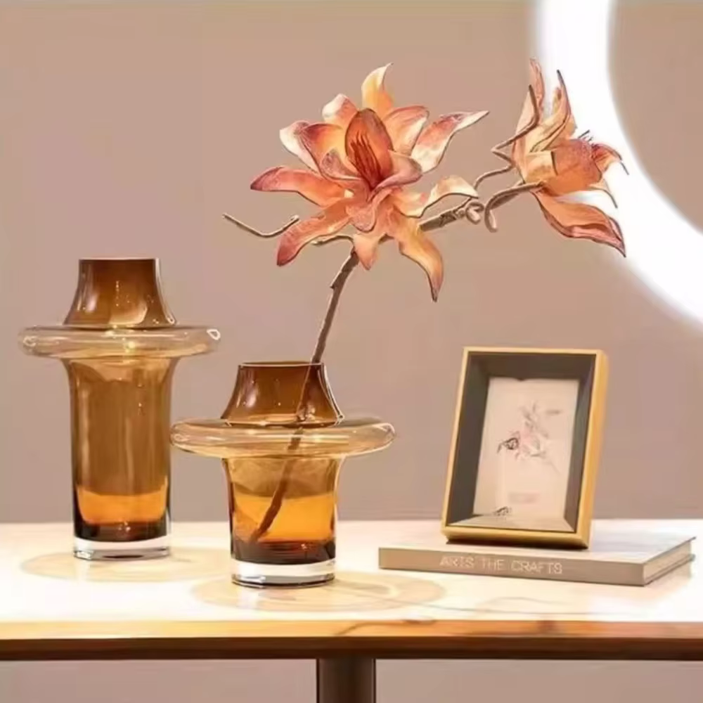 Vase à fleurs en verre Simple et moderne