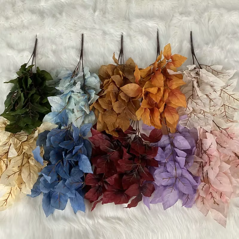Plantes d'automne en soie